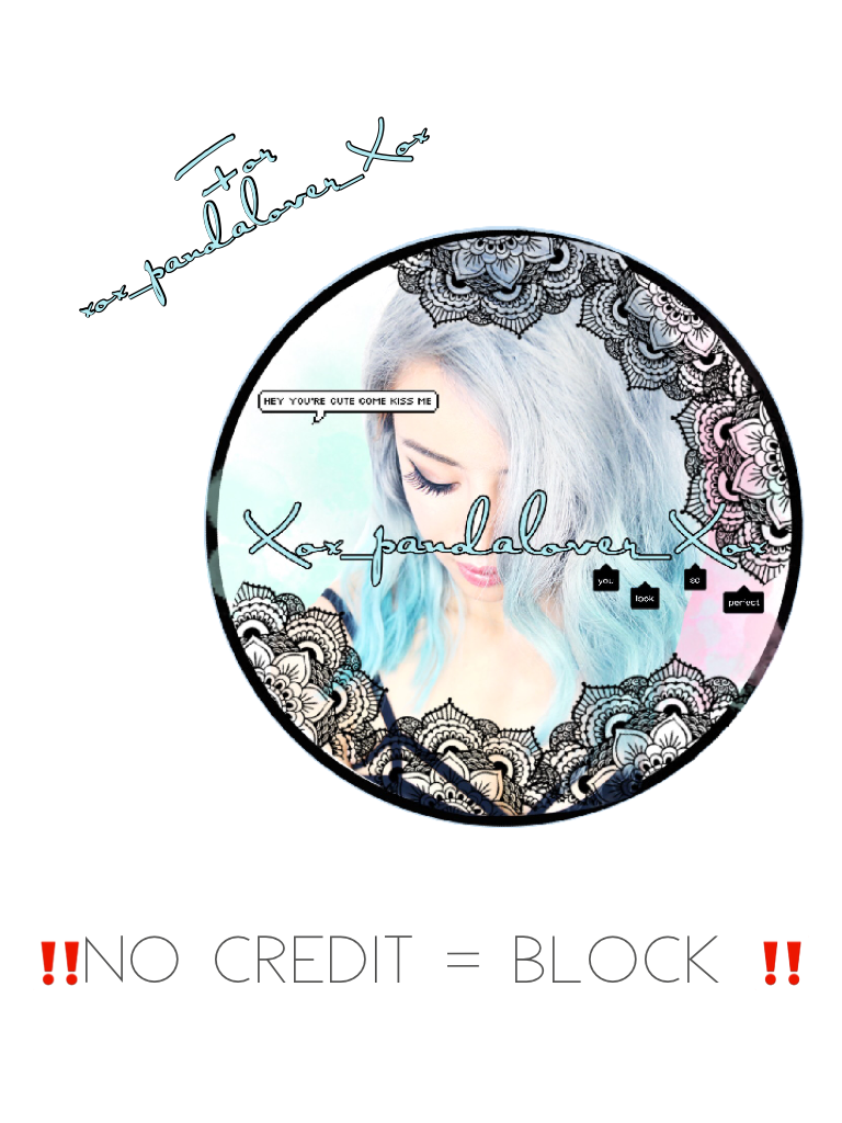 ‼️No credit = BLOCK ‼️