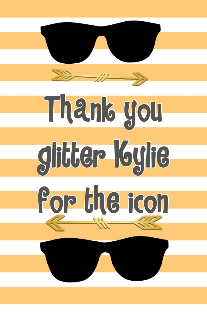 Thank you glitter Kylie for the icon
