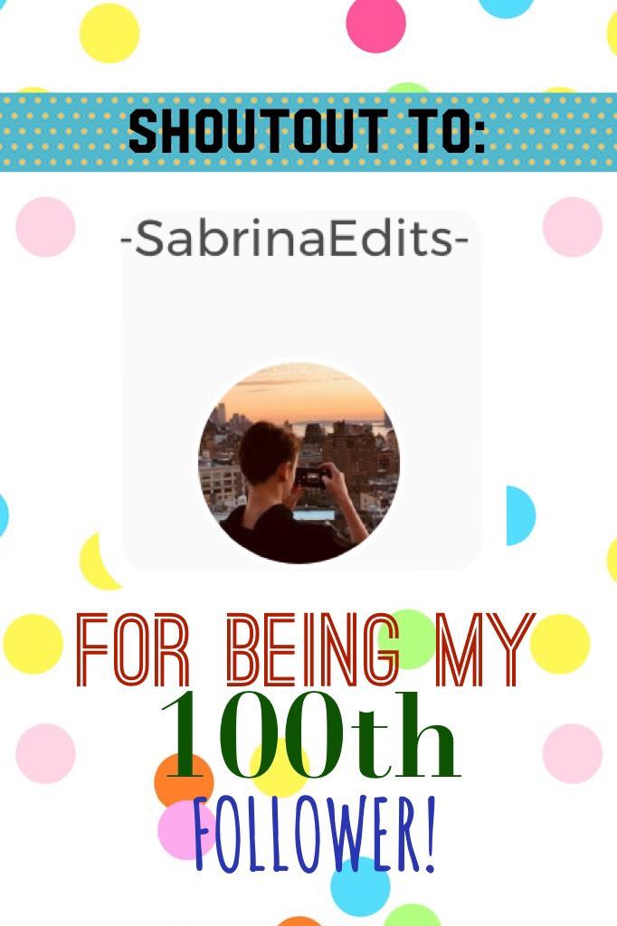 Thank you -SabrinaEdits- !!!!