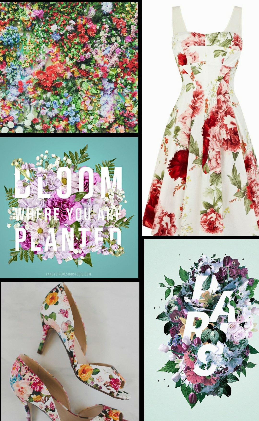 Floral inspired Collage!! xx 😝😁