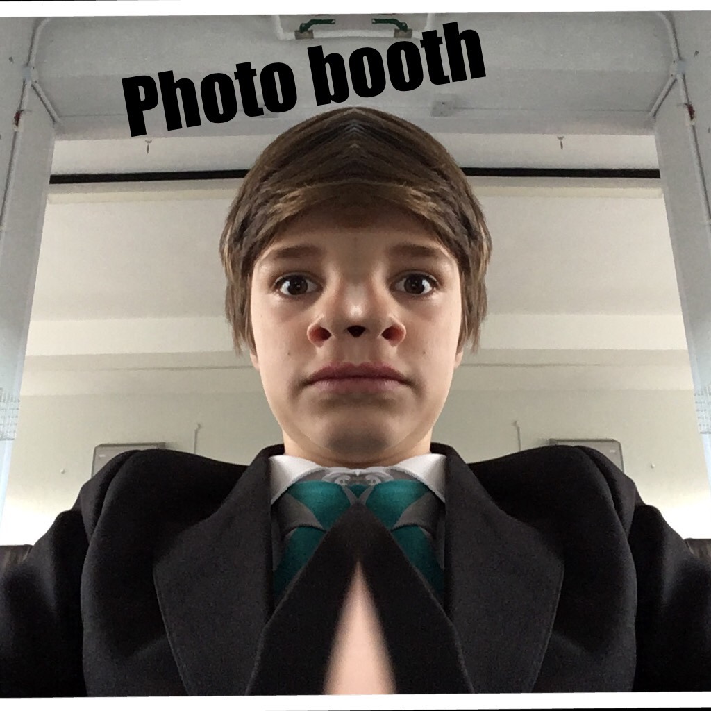 Photo booth is so funny