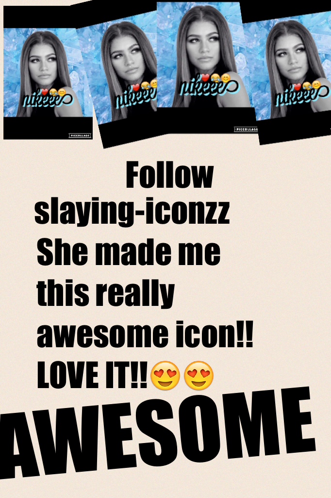 AWESOME!! Icon made by slaying-iconzz and thank you for it!! FOLLOW HER GUYS!!😘😘❤️❤️