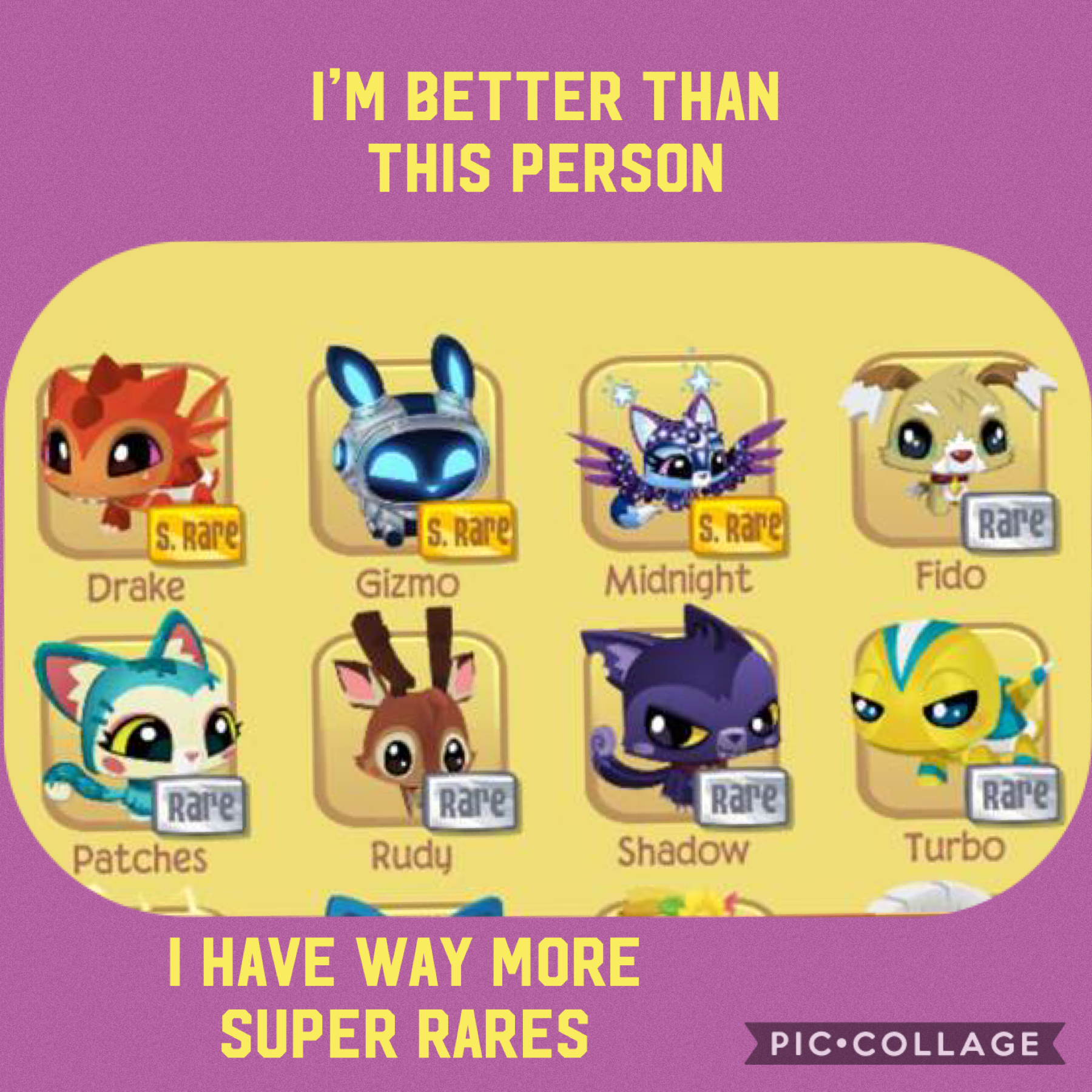 ⭐️tap⭐️
Sorry, sometimes I like to compare myself to others
