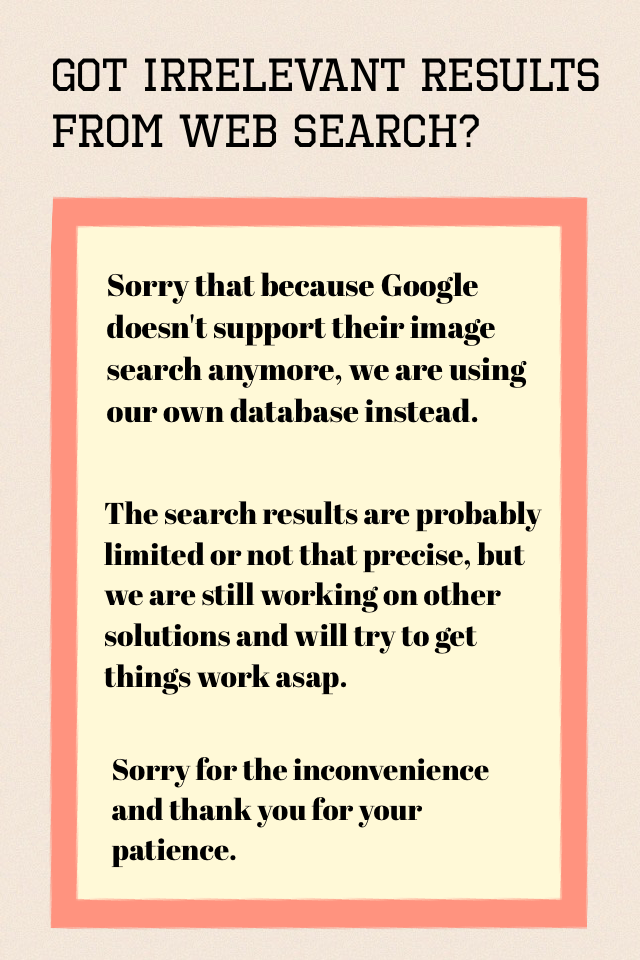 Got irrelevant results from web search?