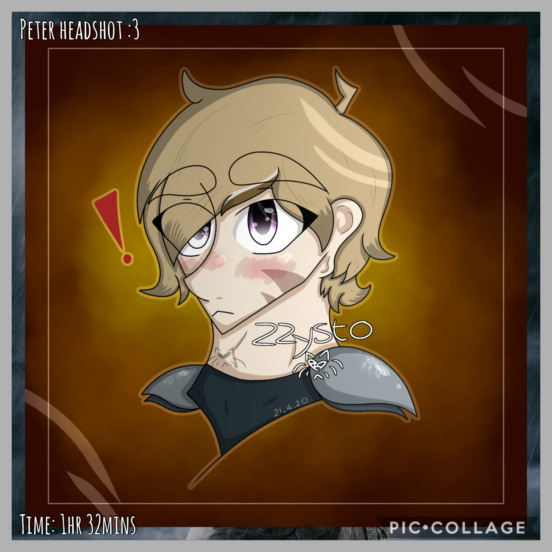 🏹Tap🏹
ayy it’s Peter! And I’m back to using my normal backgrounds again qwq
I should do a ref for Peter- I changed his clothing design, inspired by vikings, and I rlly like it.. hhm
a