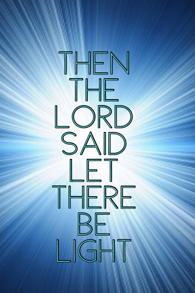The lord said 
