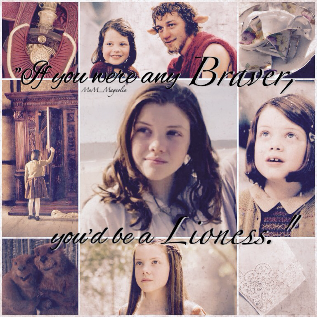🗡Tap🗡

Day 4: Character you'd want as a best friend: Lucy Pevensie Credit to: @LivinLifeInMovies  #featuremyfandom 
I'm REALLY proud of this one! What do you guys think? Rate 1-10. 
