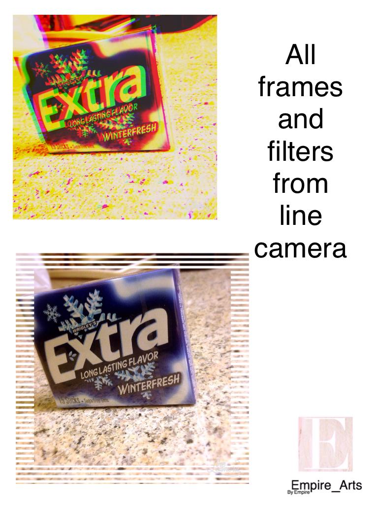All frames and filters from line camera 