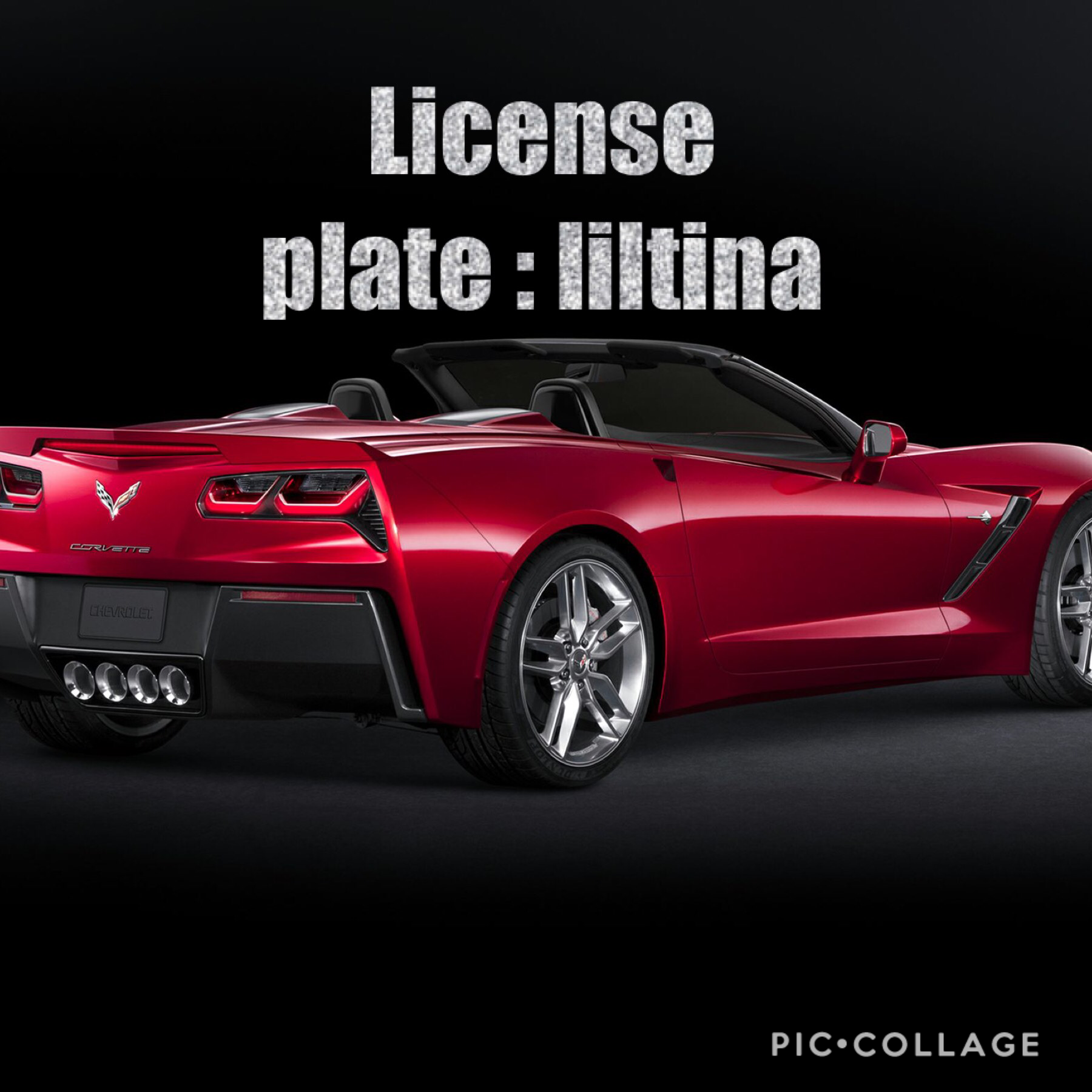 ‘Liltina’ is the license plate name 