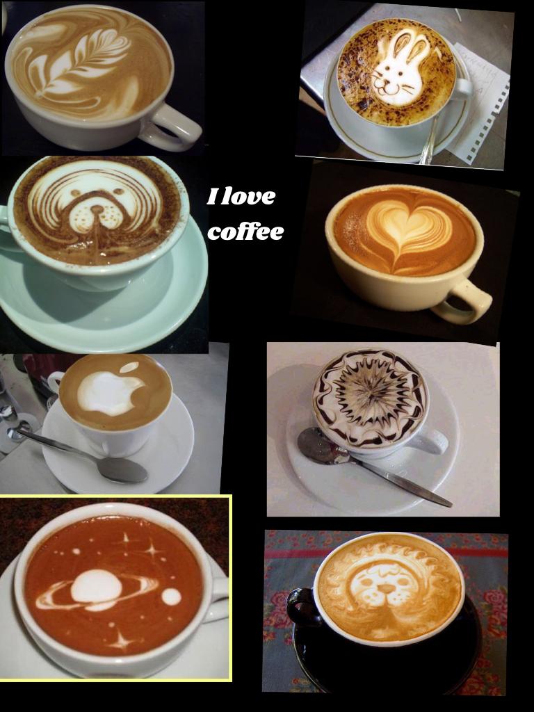 I love coffee ☕️ 
