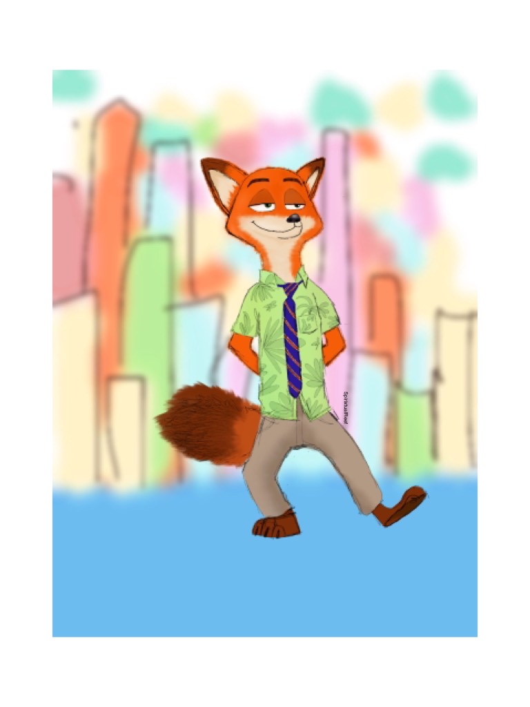 More drawings. I'm gonna post something explaining the lack of collages and some potential changes to the content on this account soon. Till now I hope you like this drawing of Nick Wilde from Zootopia :))