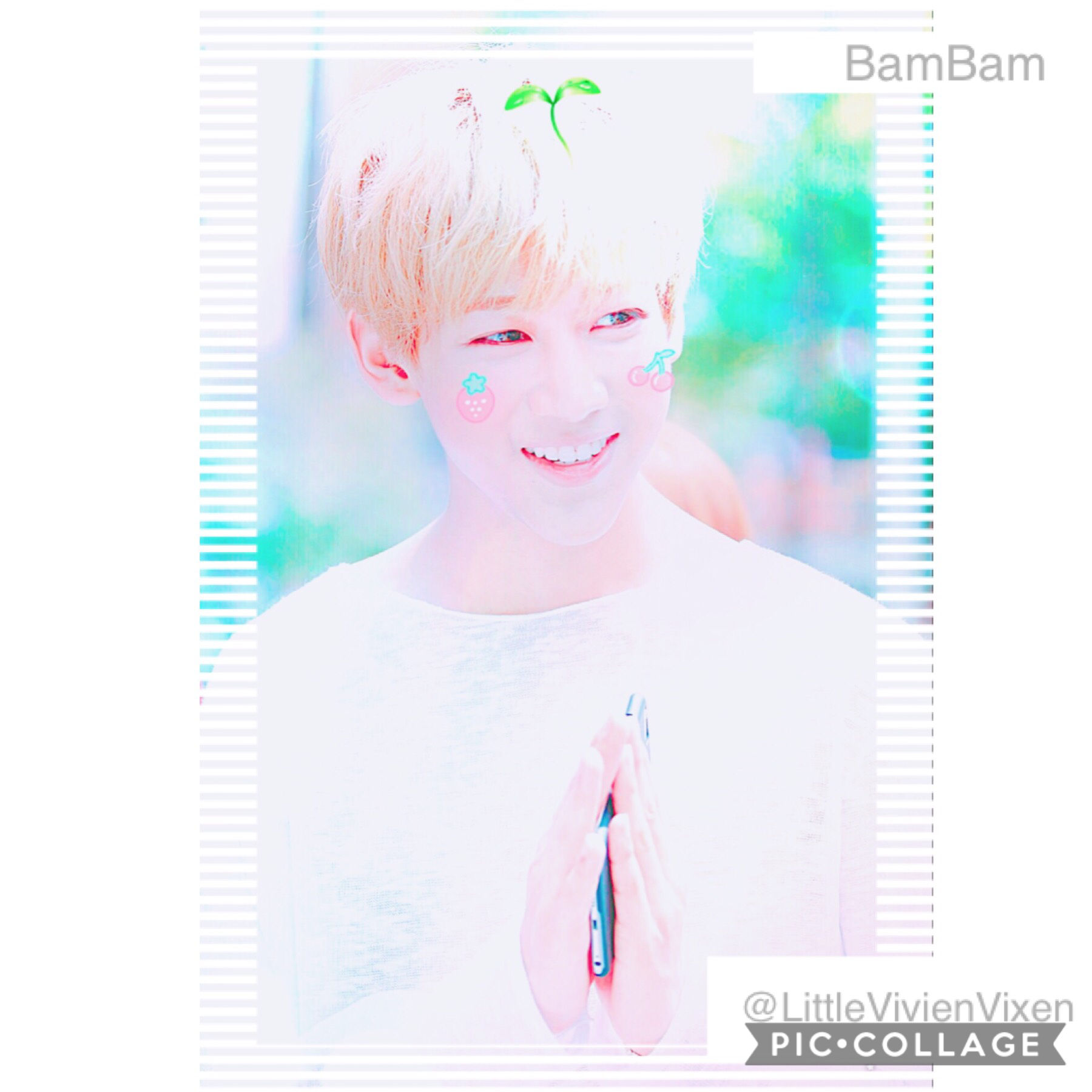 (BamBam-Got7)
Haven't posted an edit in a while and I wanted to make this for my friends sO
