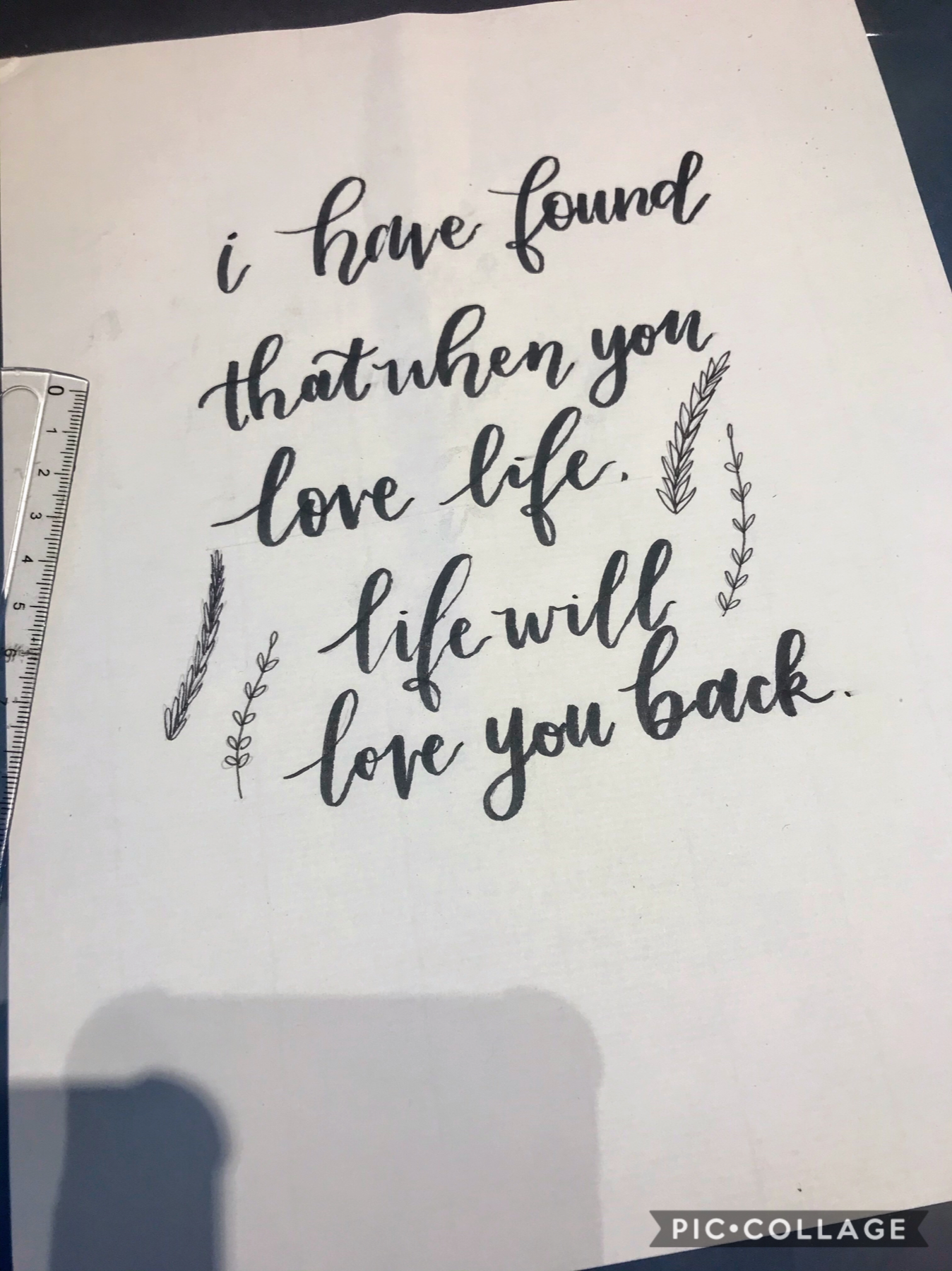 More hand lettering whoo. I’m bored, And have a poetry performance tomorrow that I’m not looking forward to. Sending my love 