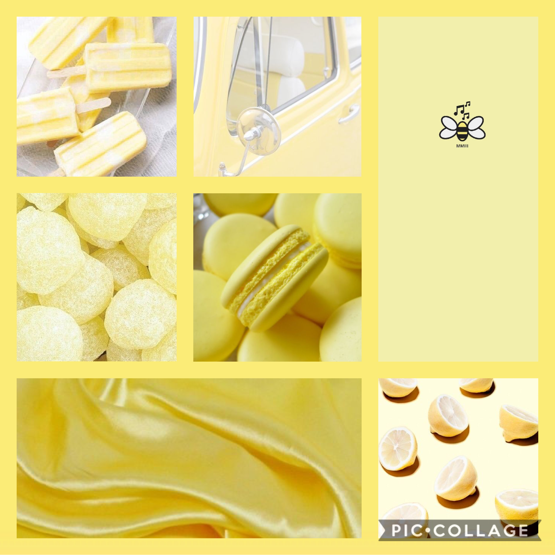 Pastel yellow astetic
