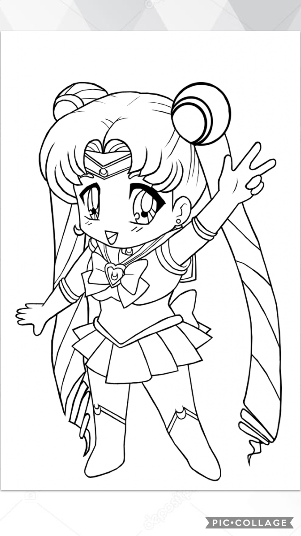 Here’s a fun salor moon coloring sheet! Sorry we haven’t been active much! We’re pretty busy