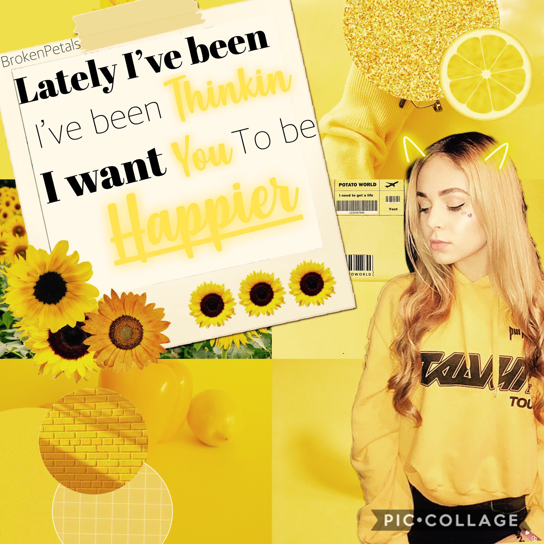 First edit! Tap

Hi everyone! This is my first edit on this account. I hope you like it.
Qotd: favorite color?
Aotd: yellow 
Can you guess my main?