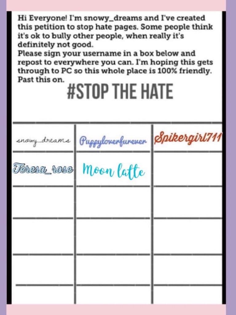 Sorry I am reposting this please sign and repost it everywhere 