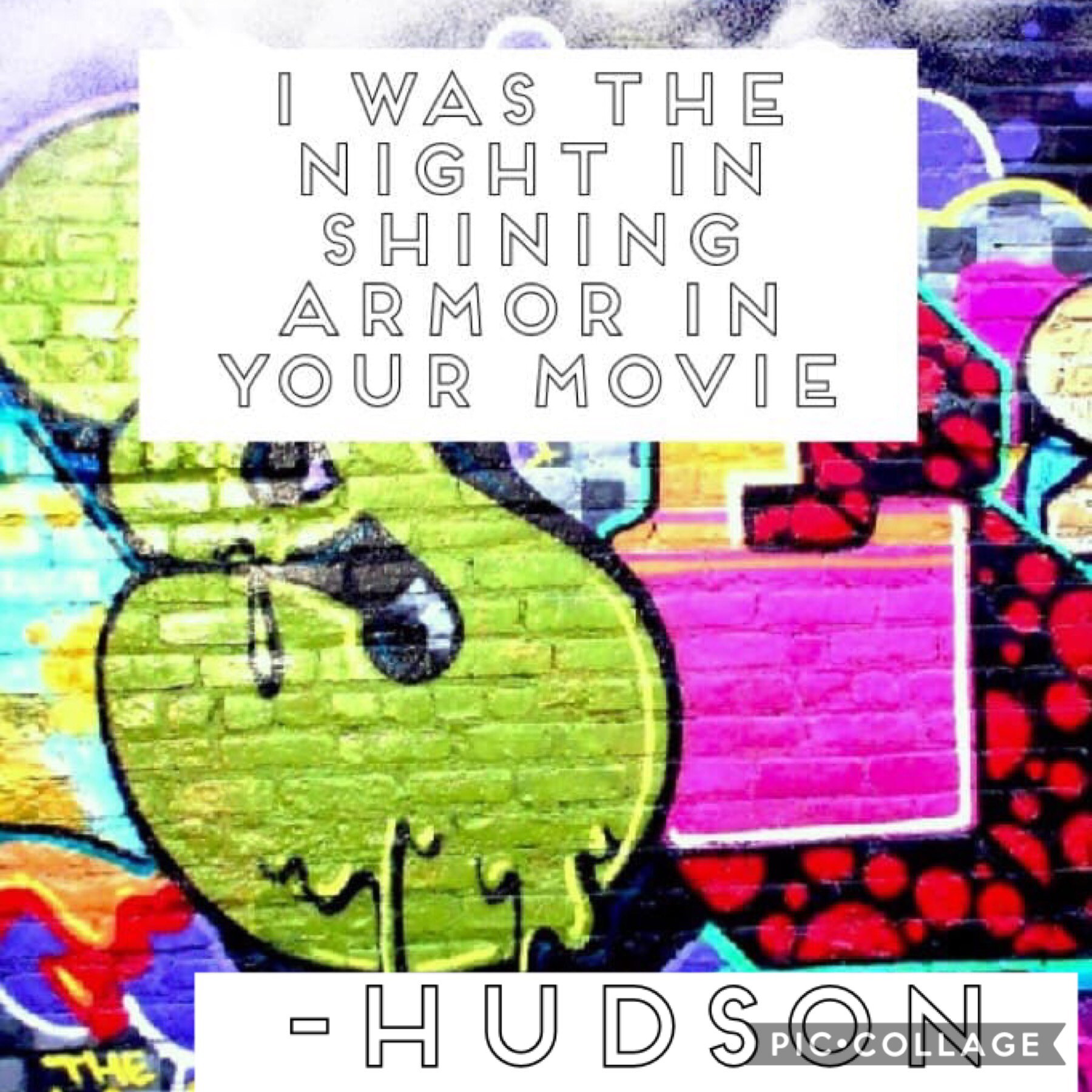 Iconic, Hudson. 🙄