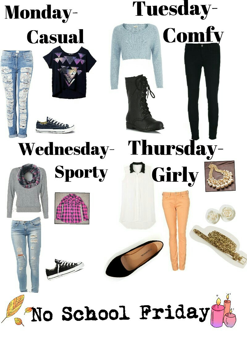 Oct 12-15
Weekly Outfits