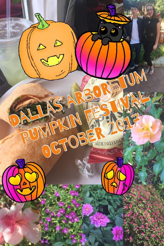 Dallas Arboretum 
Pumpkin Festival 
October 2017