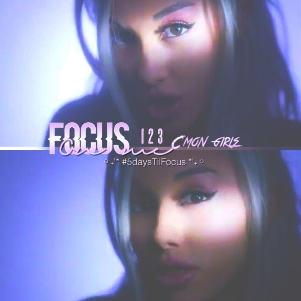 ◦₊'* Tap Here   *'₊◦
OMG I AM SO EXCITED!!!!!!!!!! THE NEW VIDEO TEASER SHE POSTED IS 😩😻😻 I CANT WAIT ✨ ◦₊'*#5daysTilFocus  *'₊◦