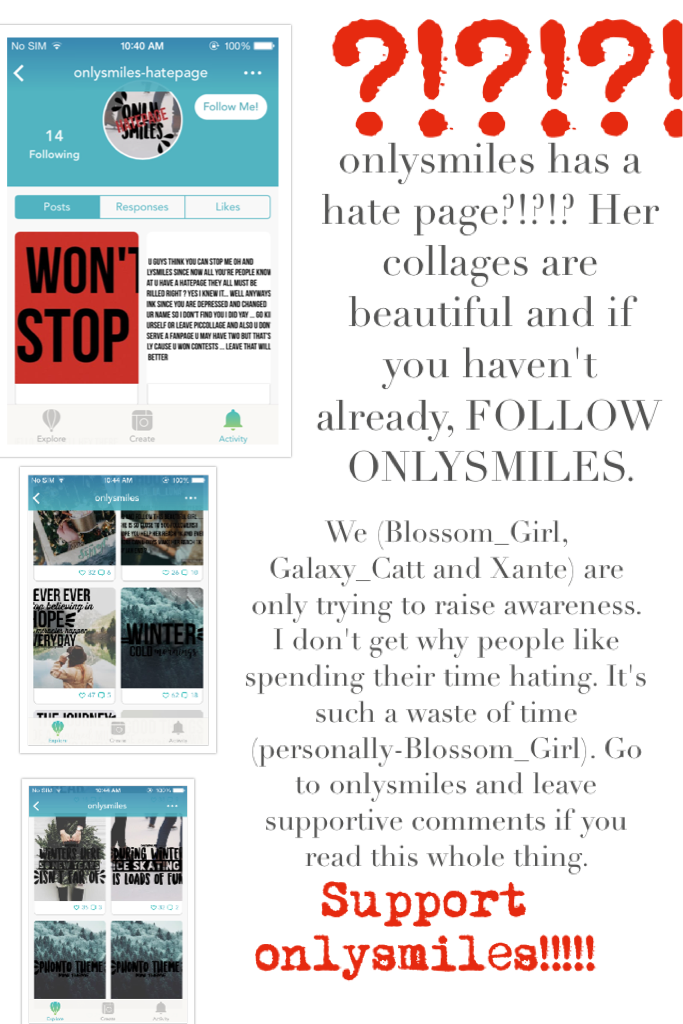 onlysmiles has a hate page?!?!?