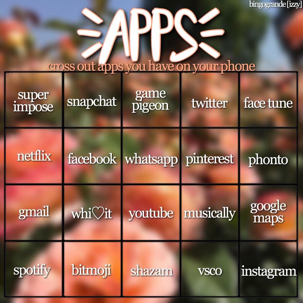 tap
cross put what apps you have! -izzy🌷