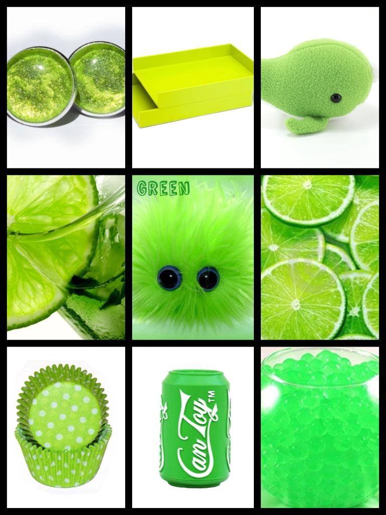 Green means go! And lime green means go go go!!!!!!!