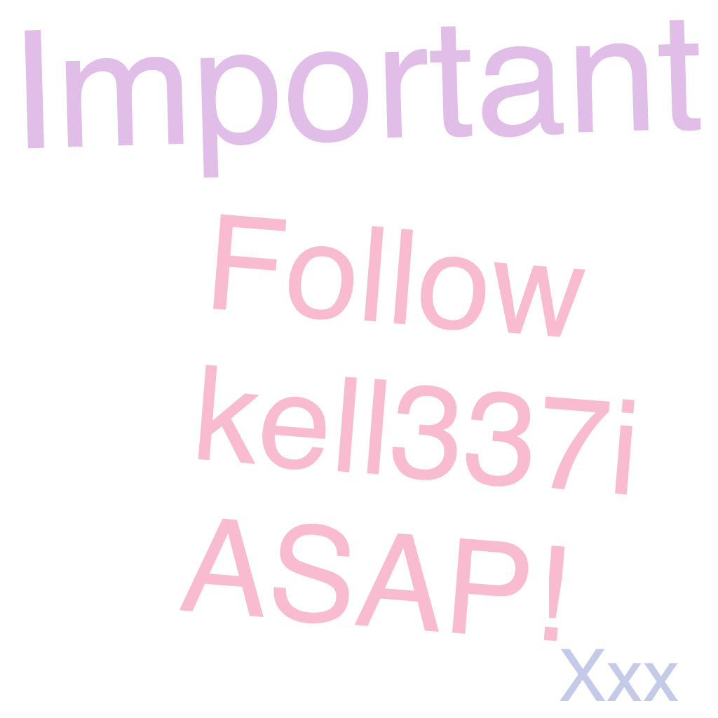 Important!!!Please do!💕