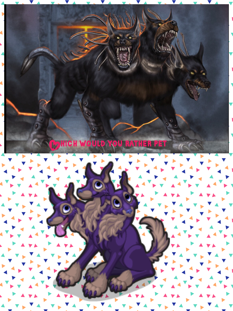Which would you rather pet i like the top one it looks fierce😂😂