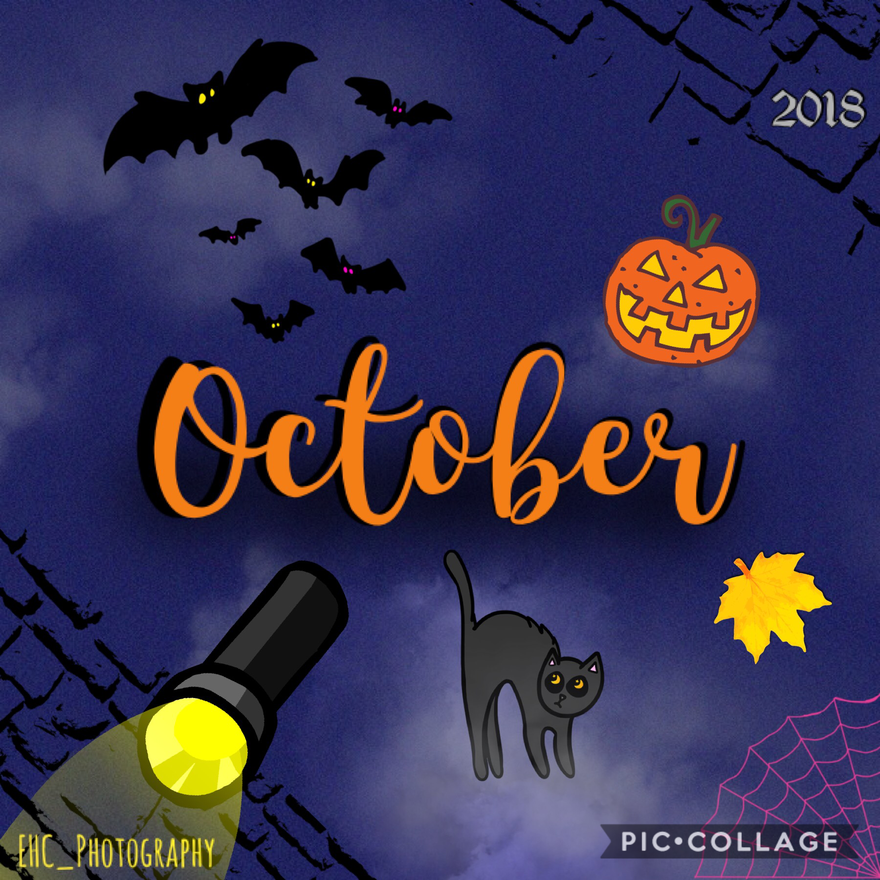 I changed some things when I was making this, so now it just looks like a Halloween collage, it was supposed to be a mix of fall too lol. 🎃 🕸 🐈 🔦 🍁 🗓 🦇 ...I haven’t posted in a week and a half. 😅 (I’ll post a blog tomorrow, I have a headache rn. 😆  ) 