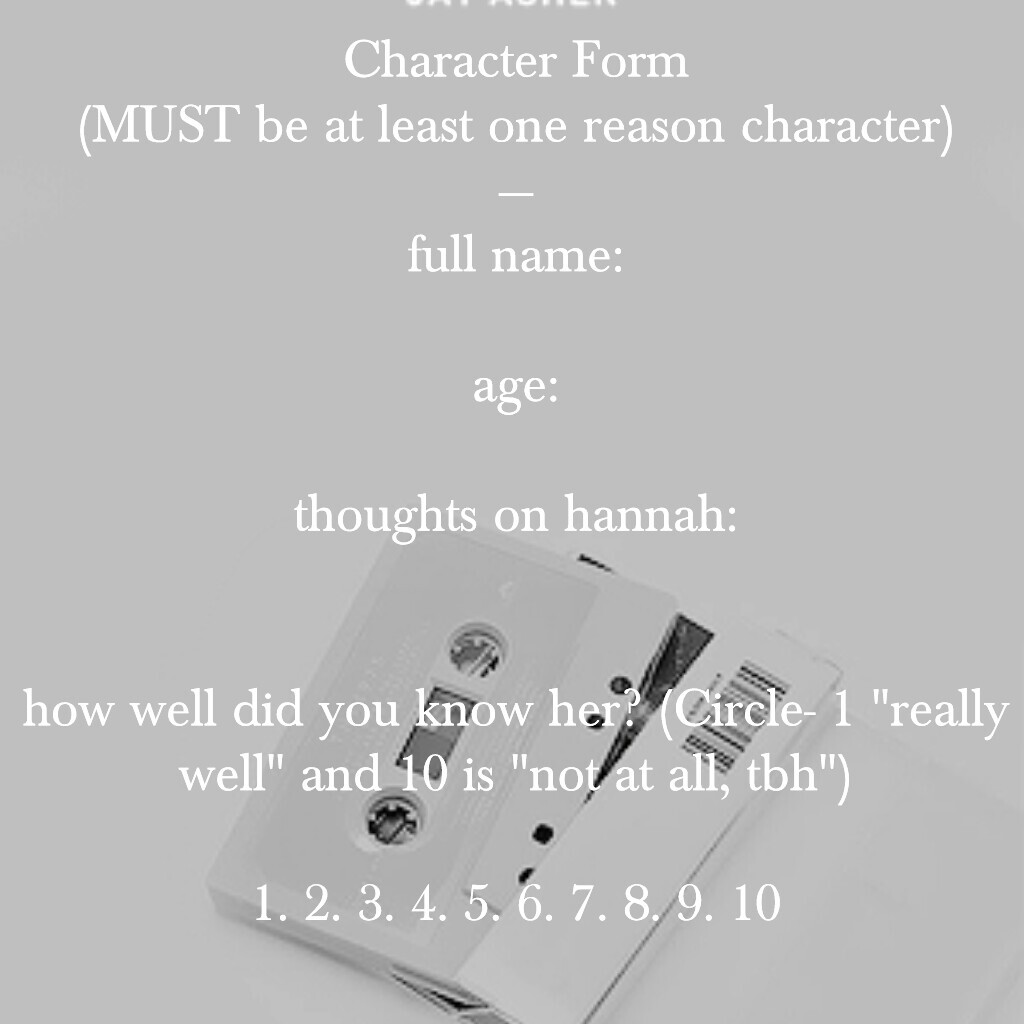 this is for random characters