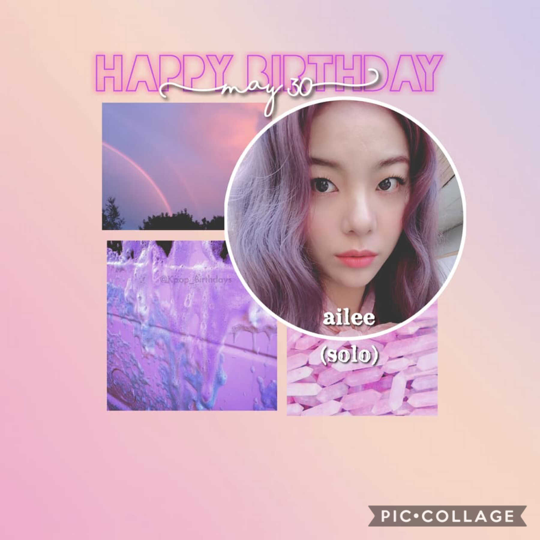 •🌷🌹•
happy birthday to this queen!! she has one heck of vocals 😳😳
Other birthdays:
•THE BOYZ’s Jacob~ May 30
•NATTY~May 30
•GFRIEND’s Eunha~ May 30
•Girl Generation’s Yoona~ May 30
•MCND’s Castle J~ May 31
🌹🌷~Drea~🌷🌹