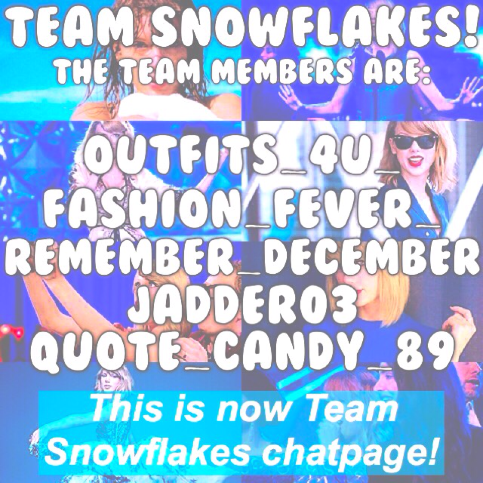 👍CLICKY TAPPY TAP👍

Team Snowflake is full! But please continue to sign up!