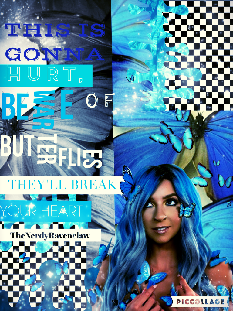 Hellooooo people of PC. How are you doing? I'm very sick so at fun. I worked really hard on this collage and it is one of my favourites. I also really like this song. If you haven't heard it yet it's called "Butterflies" by: Gabbie Hanna. 💙