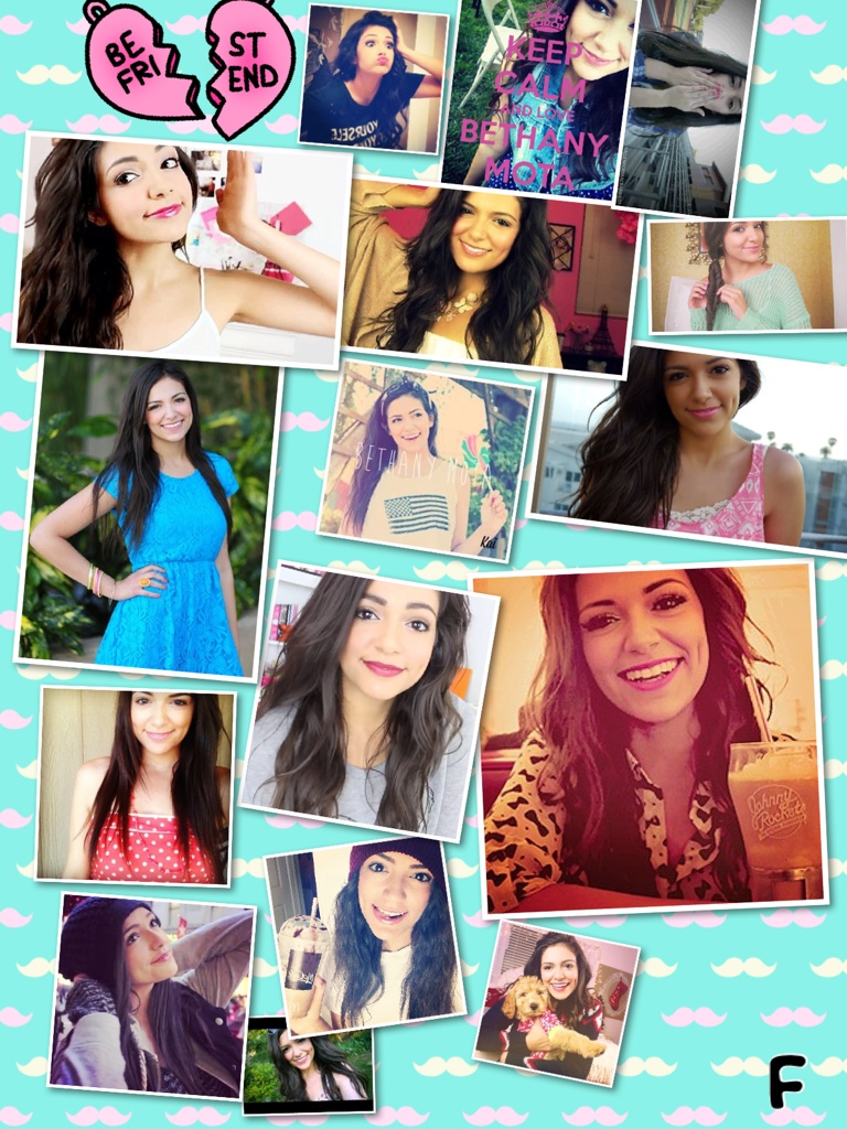Hey! You know what peoples I love Bethany Mota she Is this sweet girl who just expresses herself and doesn't give up on her  