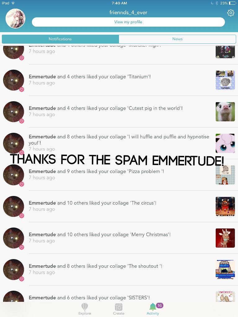Spam from Emmertude!