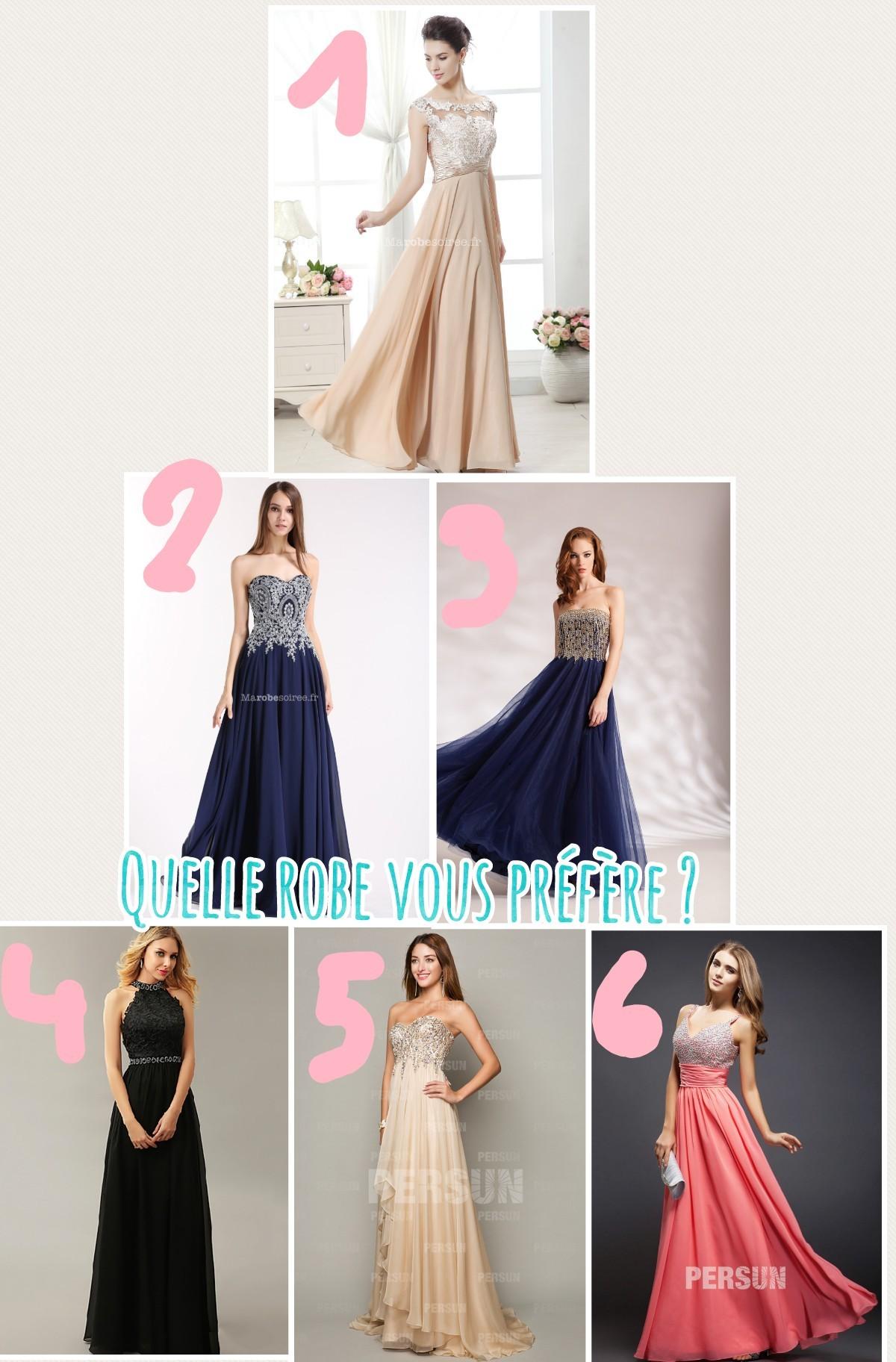 Quelle robe vous préfère ? 