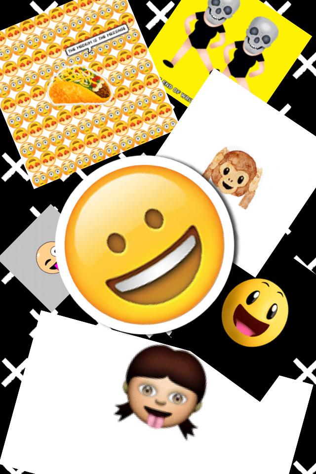 Emoji pic collage
