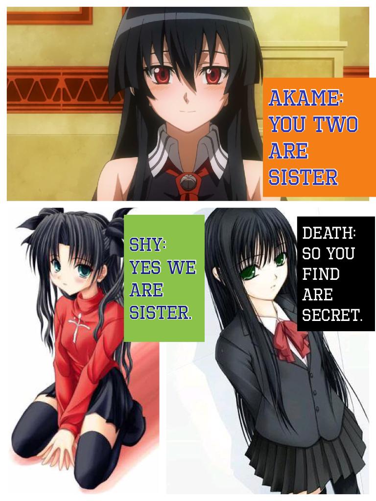 Akame find two of them secret.