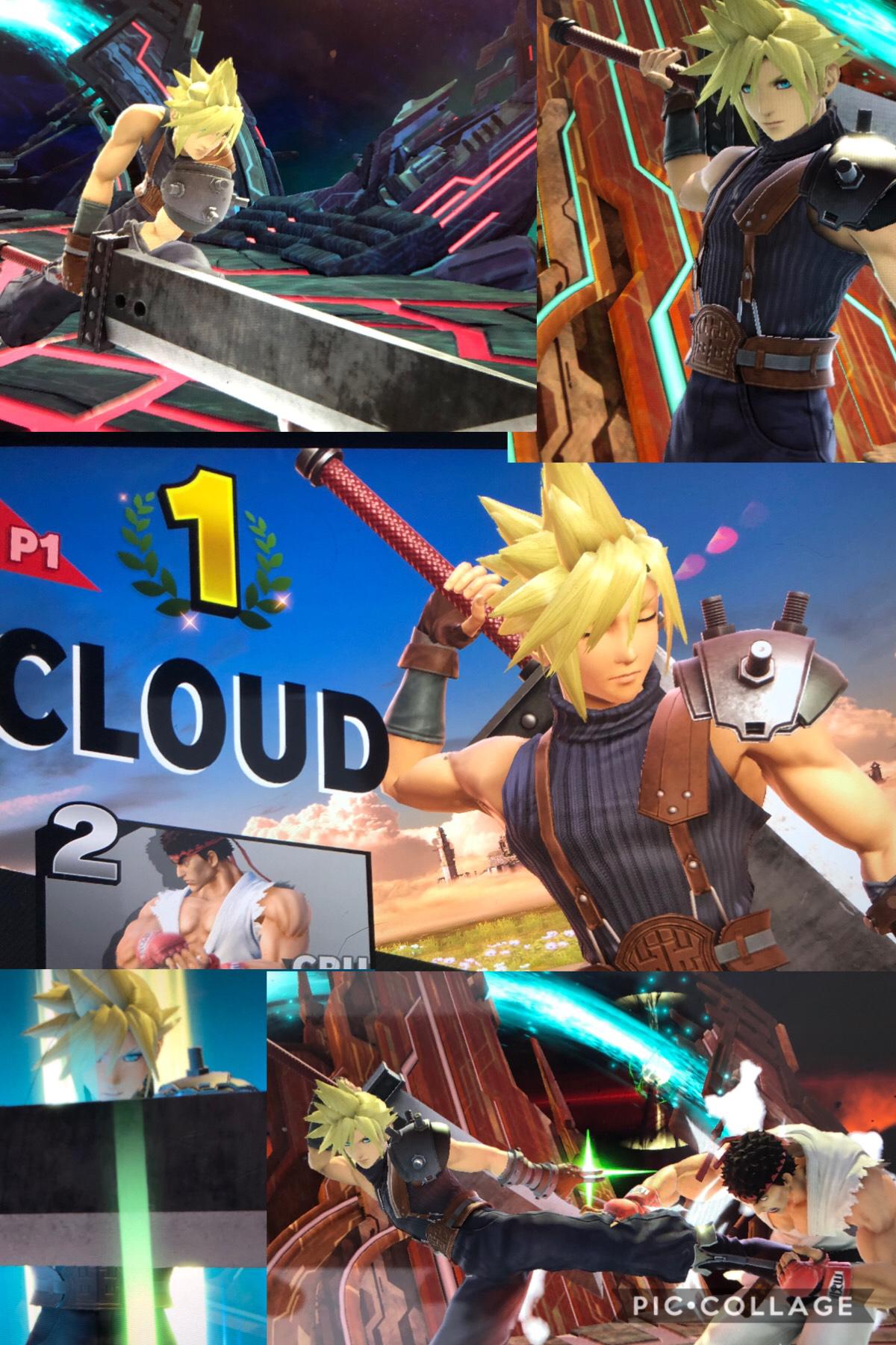 Cloud : My favorite super Smash Bros character
