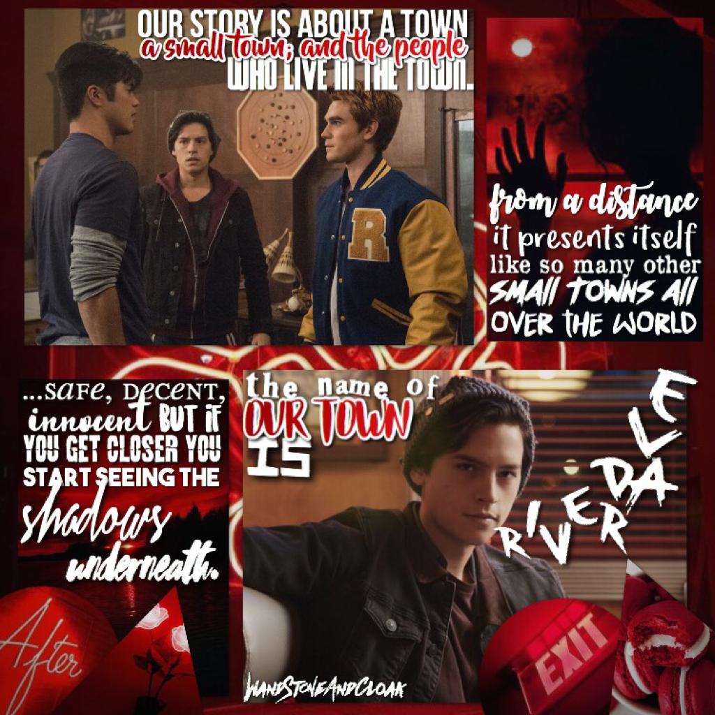 ❤️Click!:❤️
so i've started watching Riverdale!! its amazing! my favourite character is definitely jughead! like i feel weird saying this (because i've watched him since his zack and cody days) but omg i lovee cole and his character sm!