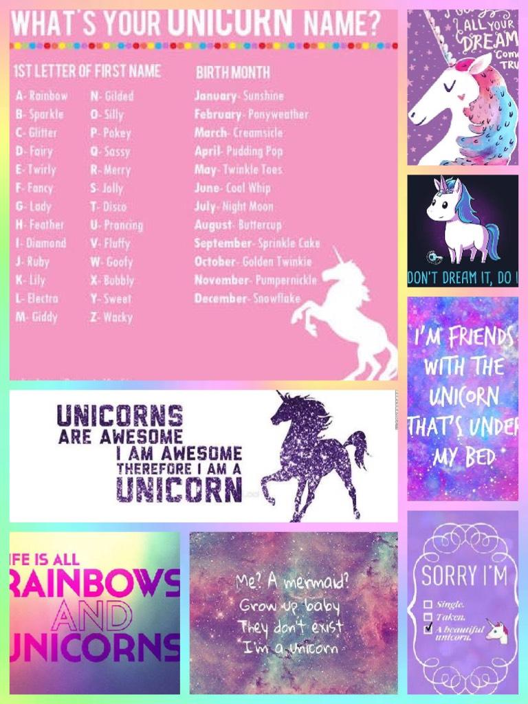 Comment your unicorn name!🦄