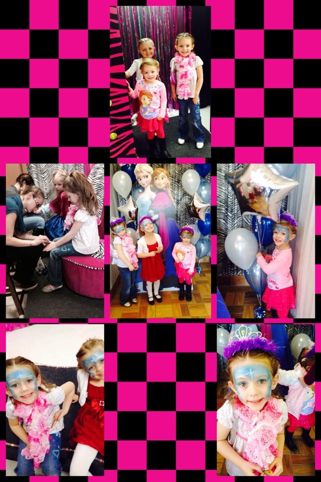 A Princess party today with Lauren, Emma and Brooke
