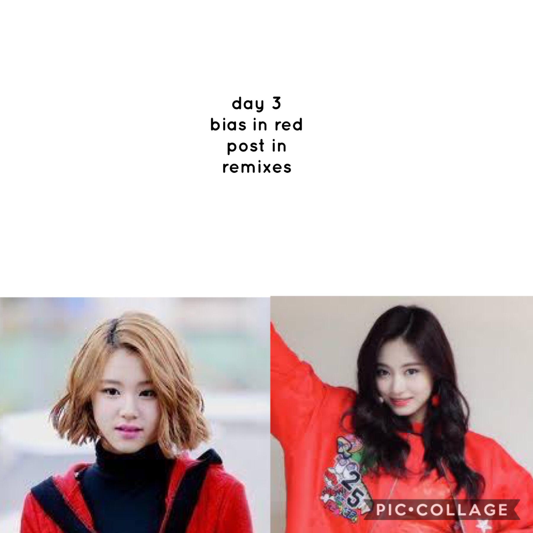 bias challenge started by sohyun/paige xxx 
(chaeyoung and tzuyu are my biases)
the other girls didn’t wanna do the challenge but chaeyoung is doing the next one with me so stay tuned
