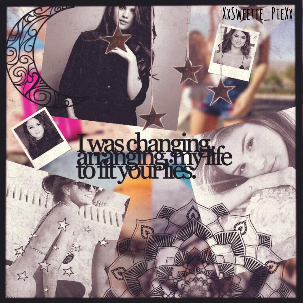 I was changing. Arranging. My life to fit your lies💧

How is this edit? Good?
