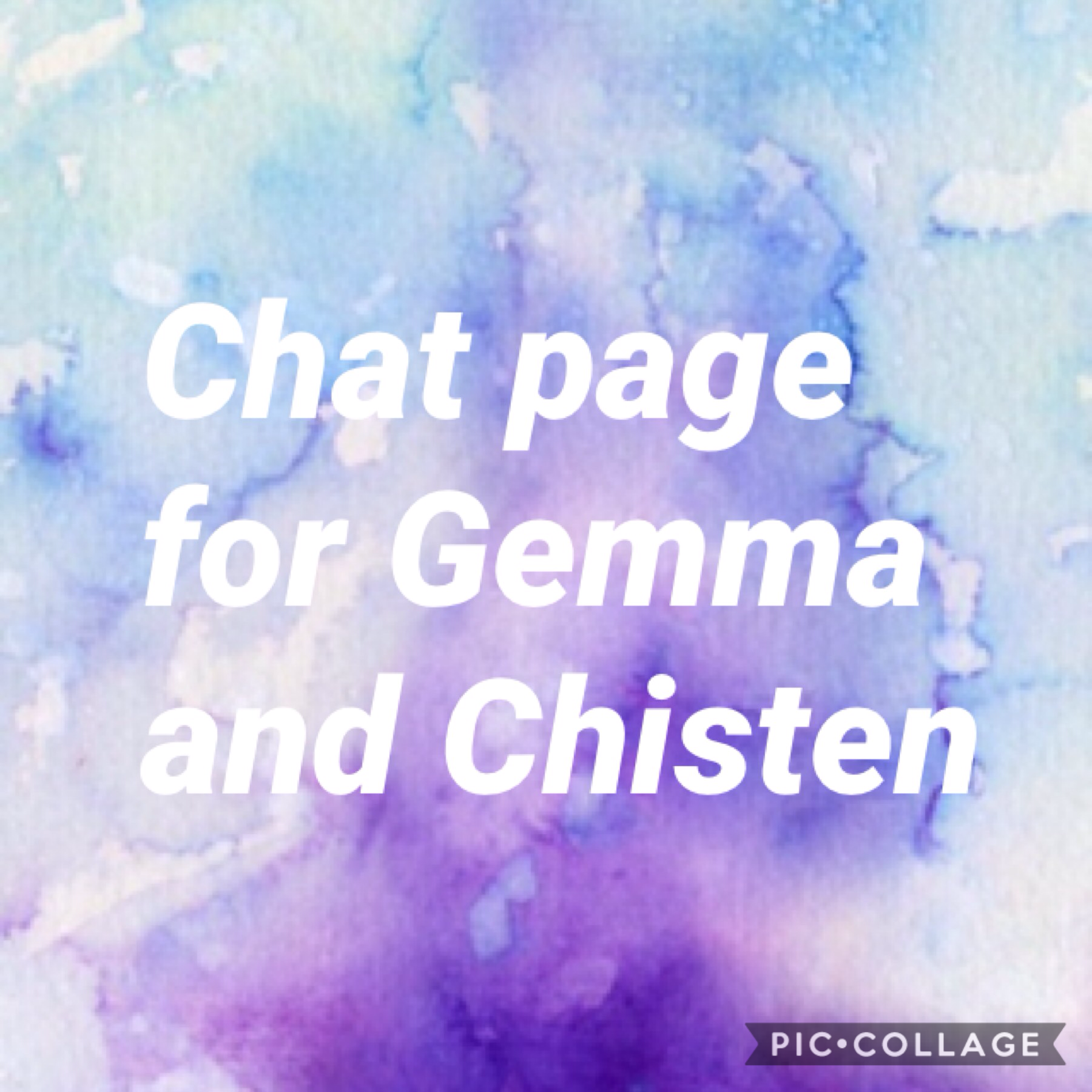 Chat page for Gemma and Chisten 