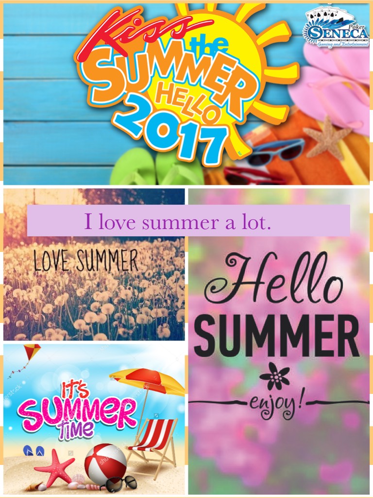 Summer is a great time because you get to spend time with your family and friends.😊😉🙃☺️🙂😌