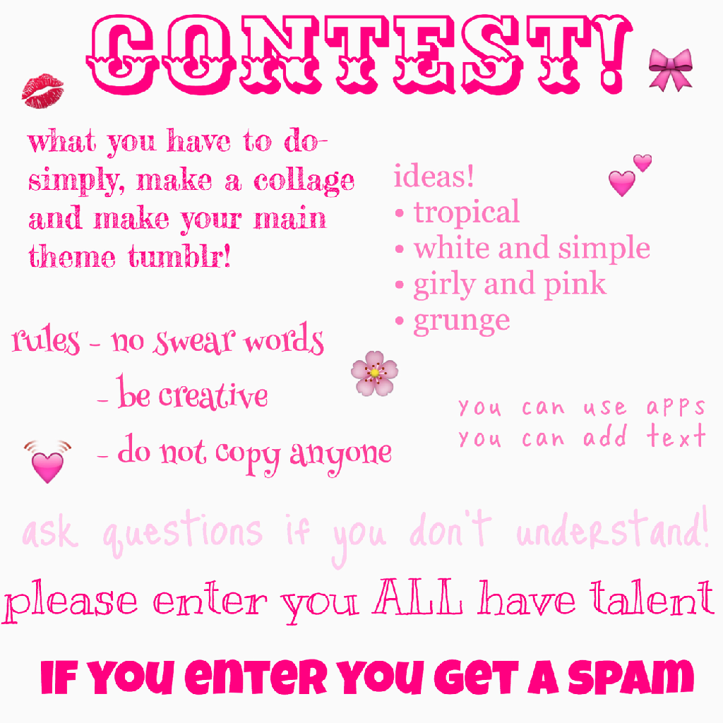 IN HONOR OF almost 1K and all of you beautiful people!! prizes- spam, follow, comments, vote on poppage and feature, free collage 💓💓