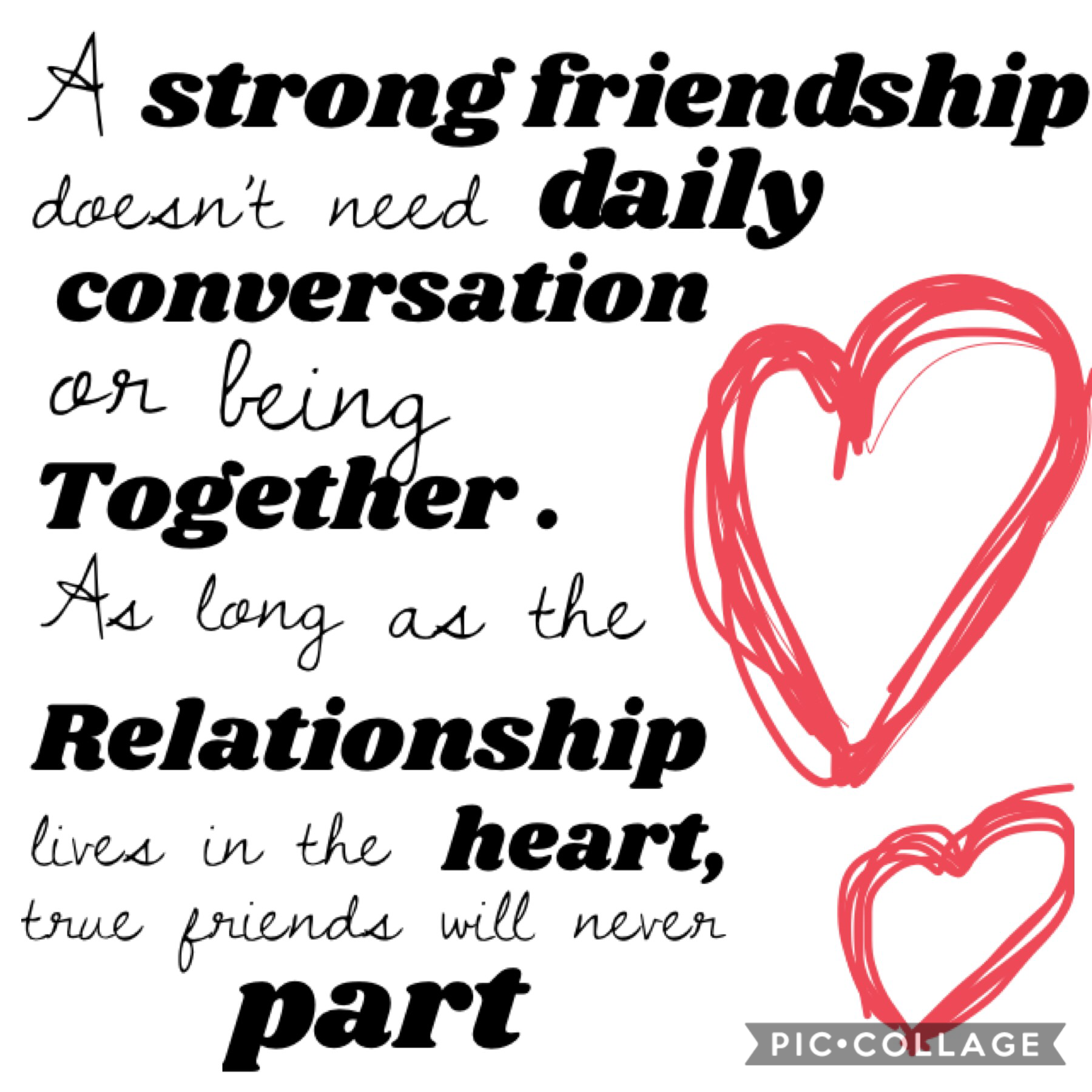 Do you have a strong relationship with someone?